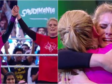Natalya y Lacey Evans, en su histórico combate