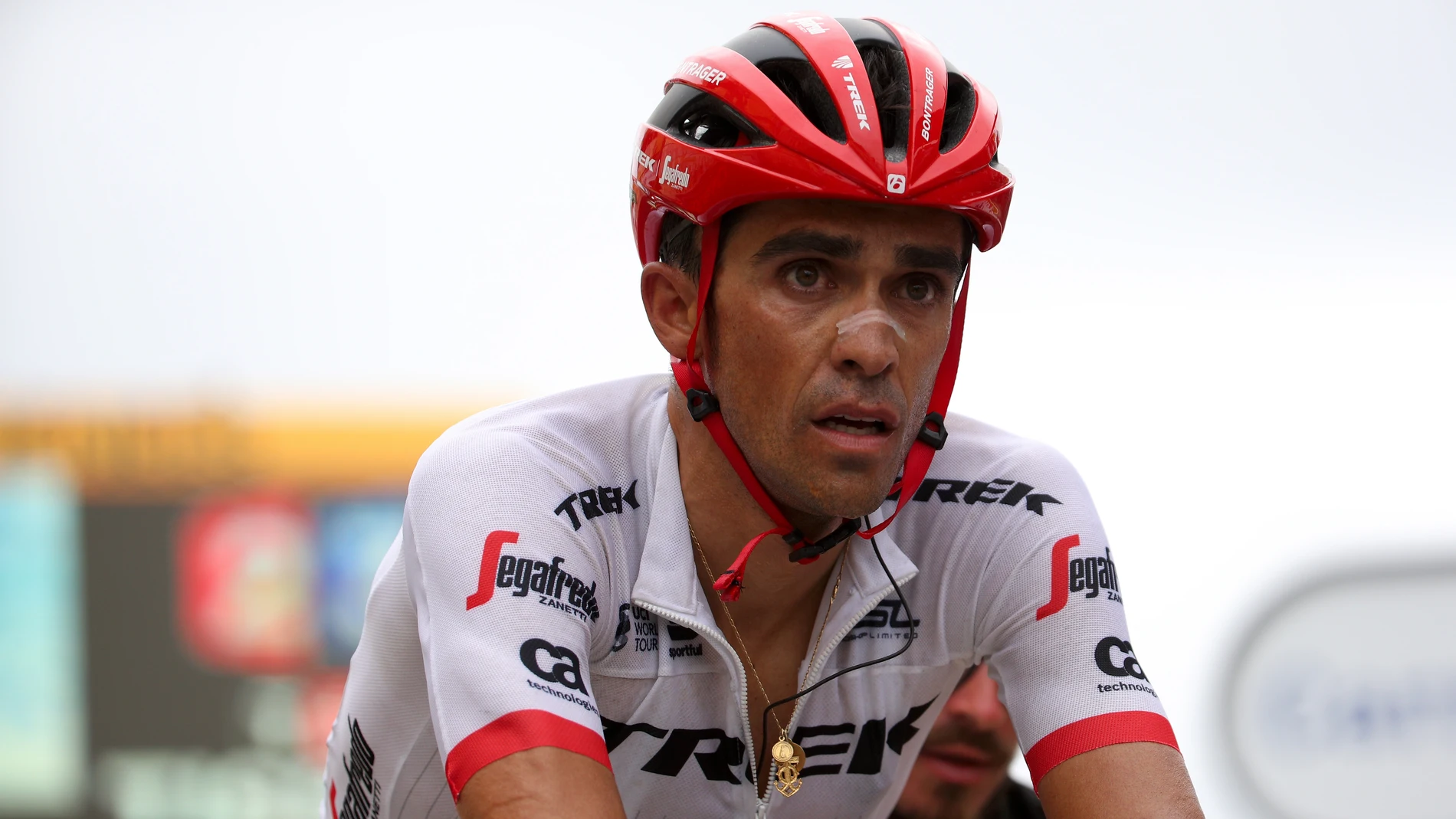 Alberto Contador, durante una etapa del Tour de Francia Alberto Contador, durante una etapa del Tour de Francia