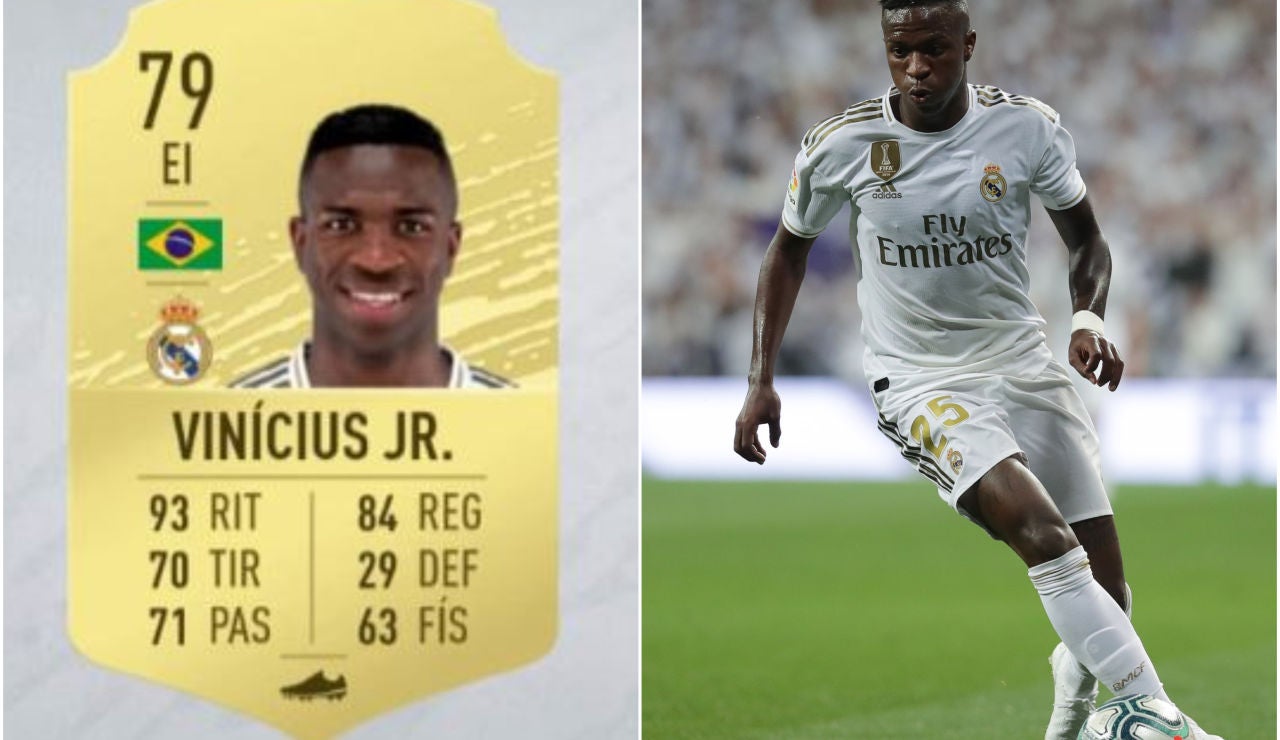 Vinícius se autopuntúa en FIFA 20 Vinícius se autopuntúa en FIFA 20