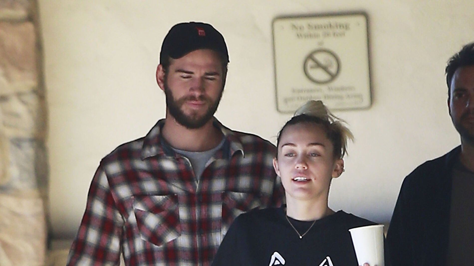 Liam Hemsworth y Miley Cyrus 