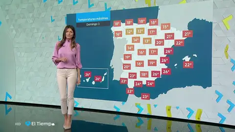 Temperaturas sin cambios y viento fuerte en el litoral cantábrico para el domingo Temperaturas sin cambios y viento fuerte en el litoral cantábrico para el domingo