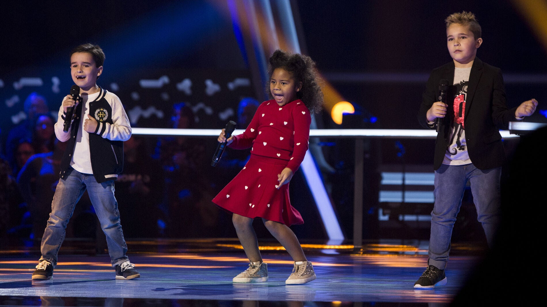 Daniel, Yolaini y Abel cantan 'El mejor momento' en las Batallas de 'La Voz Kids'