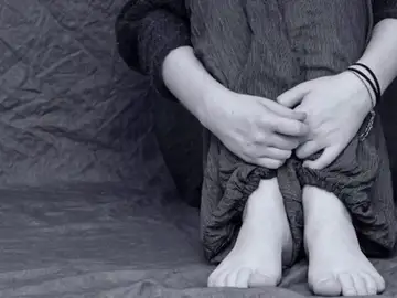 Niño asustado Niño asustado