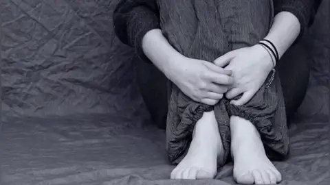 Niño asustado Niño asustado