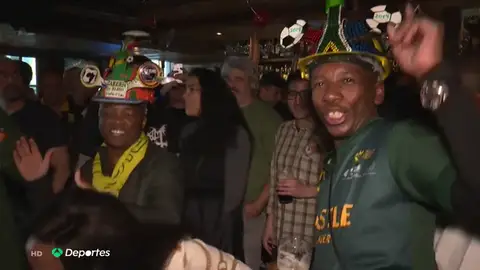 Así se ha vivido en un bar de Madrid la final del Mundial de rugby Así se ha vivido en un bar de Madrid la final del Mundial de rugby