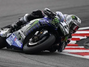 Viñales durante el GP de Malasia Viñales durante el GP de Malasia