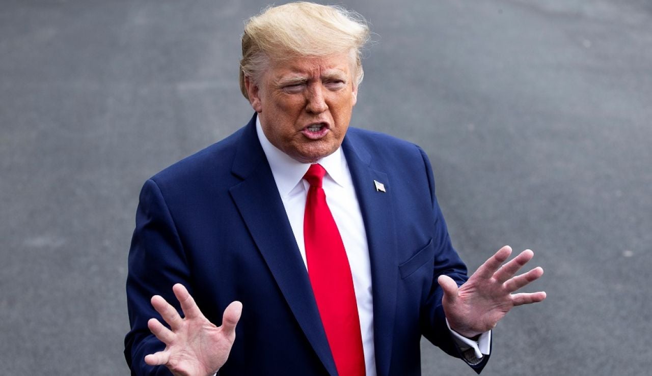 Trump en una imagen de archivo Trump en una imagen de archivo