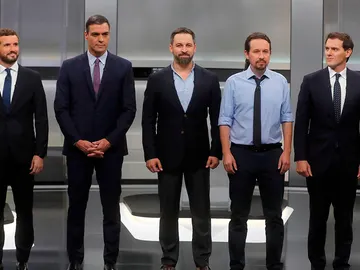 Elecciones Generales 2019: Debate entre los cinco principales candidatos el 4 de noviembre Elecciones Generales 2019: Debate entre los cinco principales candidatos el 4 de noviembre