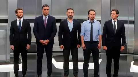 Elecciones Generales 2019: Debate entre los cinco principales candidatos el 4 de noviembre Elecciones Generales 2019: Debate el 4N entre los cinco principales candidatos.
