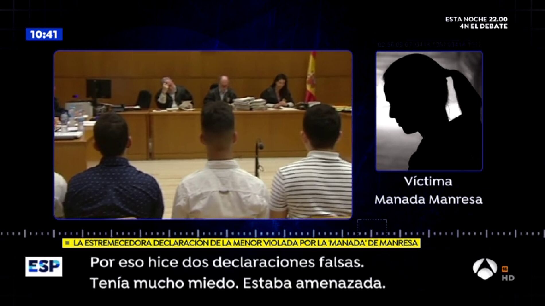 V&iacute;ctima de la manada de Manresa.