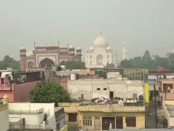Purificadores de aire para proteger al Taj Mahal de la contaminación extrema en la India Purificadores de aire para proteger al Taj Mahal de la contaminación extrema en la India
