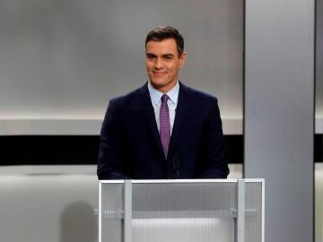El candidato del PSOE, Pedro Sánchez