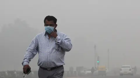 Contaminación en Nueva Delhi Contaminación en Nueva Delhi