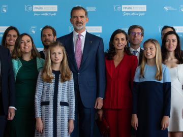 La Familia Real antes de los Premios Princesa de Girona