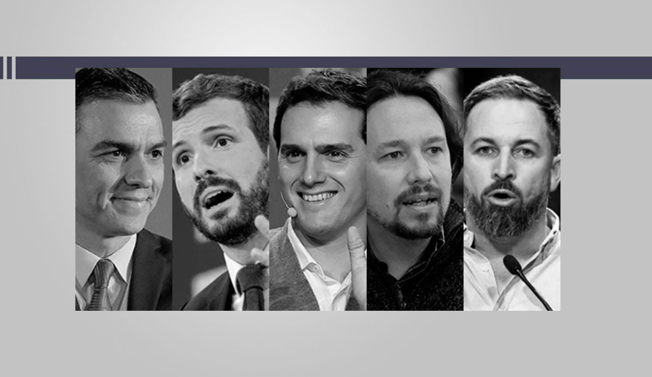 Candidatos participantes en el debate electoral del 10N Candidatos participantes en el debate electoral del 10N