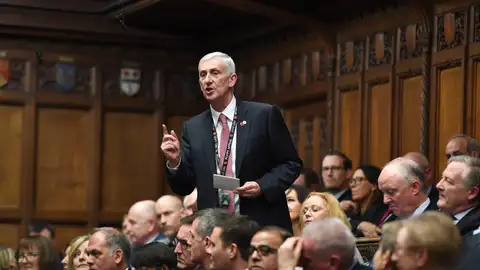 El nuevo presidente de la Cámara de los Comunes, Lindsay Hoyle El nuevo presidente de la Cámara de los Comunes, Lindsay Hoyle