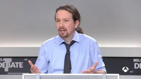 Pablo Iglesias: "Nosotros proponemos hacer los recortes por arriba" Pablo Iglesias: "Nosotros proponemos hacer los recortes por arriba"