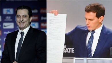 Paulo Futre y su mensaje con Albert Rivera en el debate electoral: 