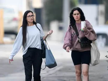 Demi Moore y su hija Rumer Willis Demi Moore y su hija Rumer Willis
