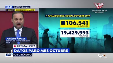Ábalos, sobre el paro de octubre: 