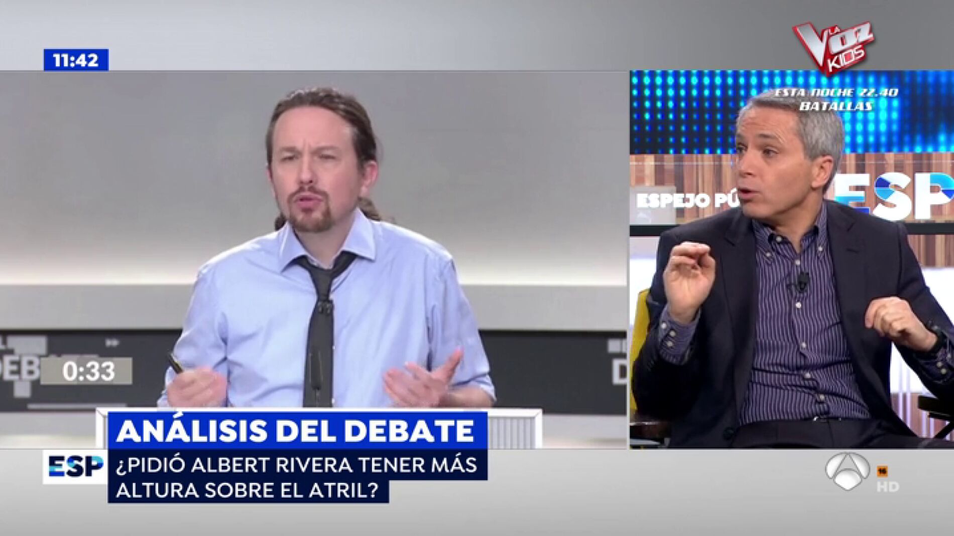 An&aacute;lisis del debate.