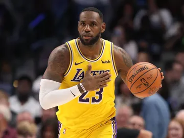 LeBron James, con los Lakers LeBron James, con los Lakers