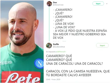 Las respuestas de Pepe Reina en Twitter Las respuestas de Pepe Reina en Twitter