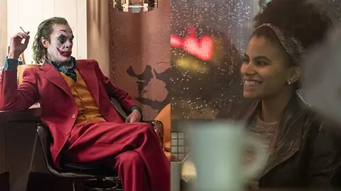 Joaquin Phoenix y Zazie Beetz en 'Joker' Joaquin Phoenix y Zazie Beetz en 'Joker'
