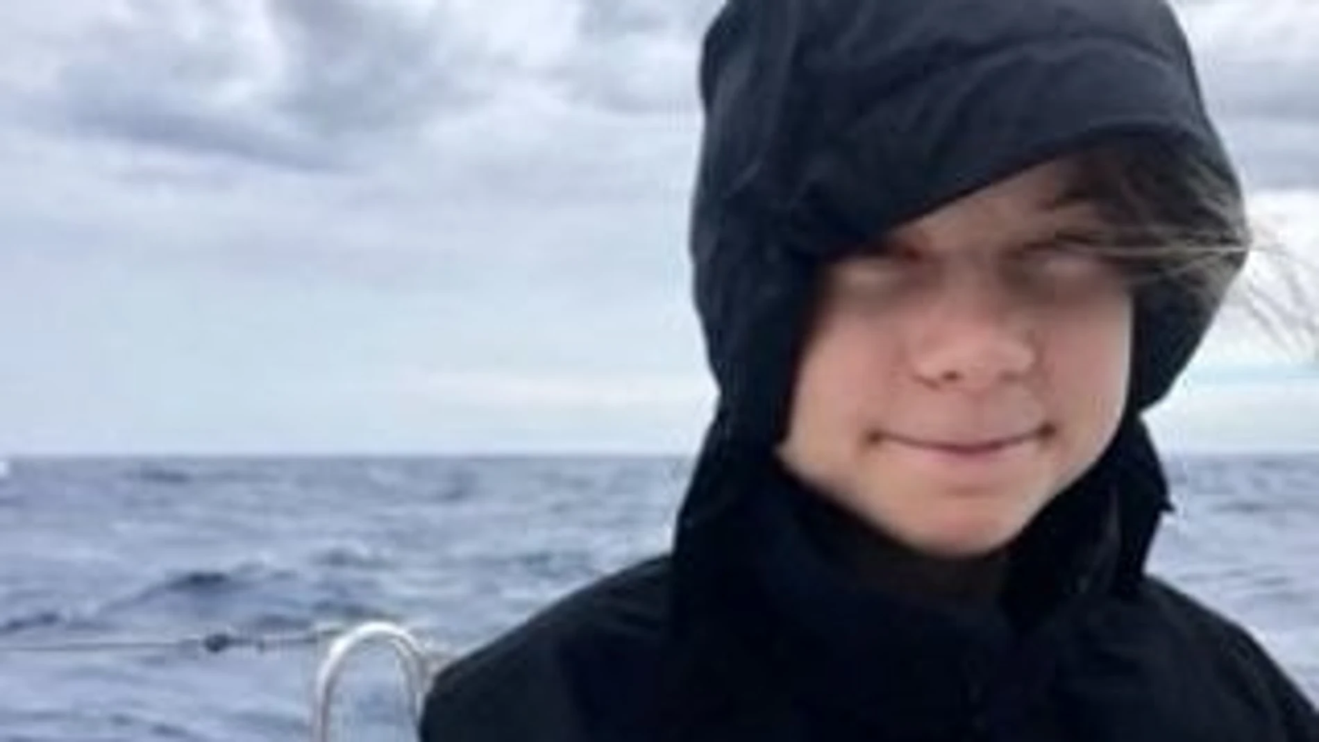 Greta Thunberg en su quinto día de travesía Greta Thunberg en su quinto día de travesía