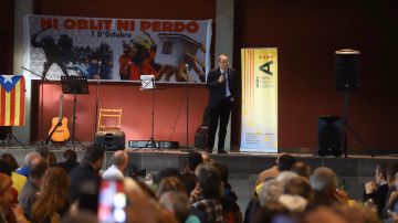 Quim Torra en un acto en Girona Quim Torra en un acto en Girona