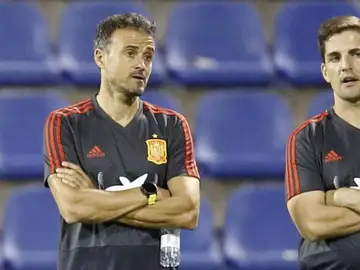Robert Moreno y Luis Enrique, en la Selección Robert Moreno y Luis Enrique, en la Selección