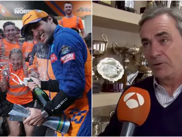 Carlos Sainz, orgullo de padre Carlos Sainz, orgullo de padre