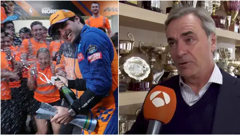 Carlos Sainz, orgullo de padre Carlos Sainz, orgullo de padrec