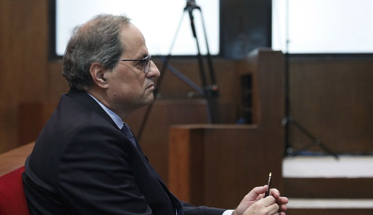 El presidente de la Generalitat, Quim Torra, en el Tribunal Superior de Justicia de Cataluña El presidente de la Generalitat, Quim Torra, en el Tribunal Superior de Justicia de Cataluña
