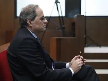 El presidente de la Generalitat, Quim Torra, en el Tribunal Superior de Justicia de Cataluña El presidente de la Generalitat, Quim Torra, en el Tribunal Superior de Justicia de Cataluña