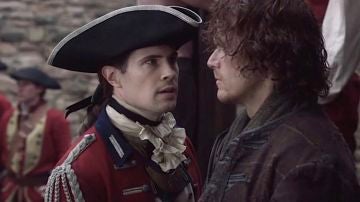 David Berry y Sam Heughan en 'Outlander'