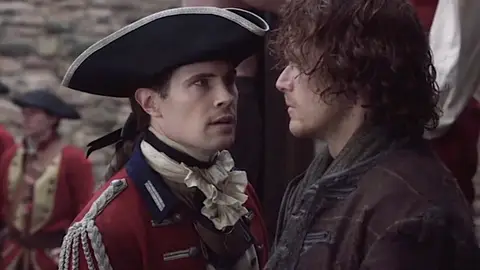 David Berry y Sam Heughan en 'Outlander' David Berry y Sam Heughan en 'Outlander'