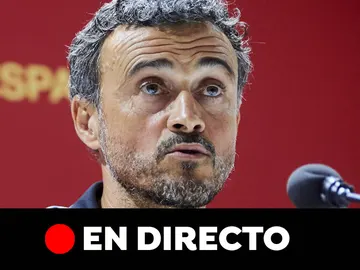 Luis Enrique en rueda de prensa Luis Enrique en rueda de prensa