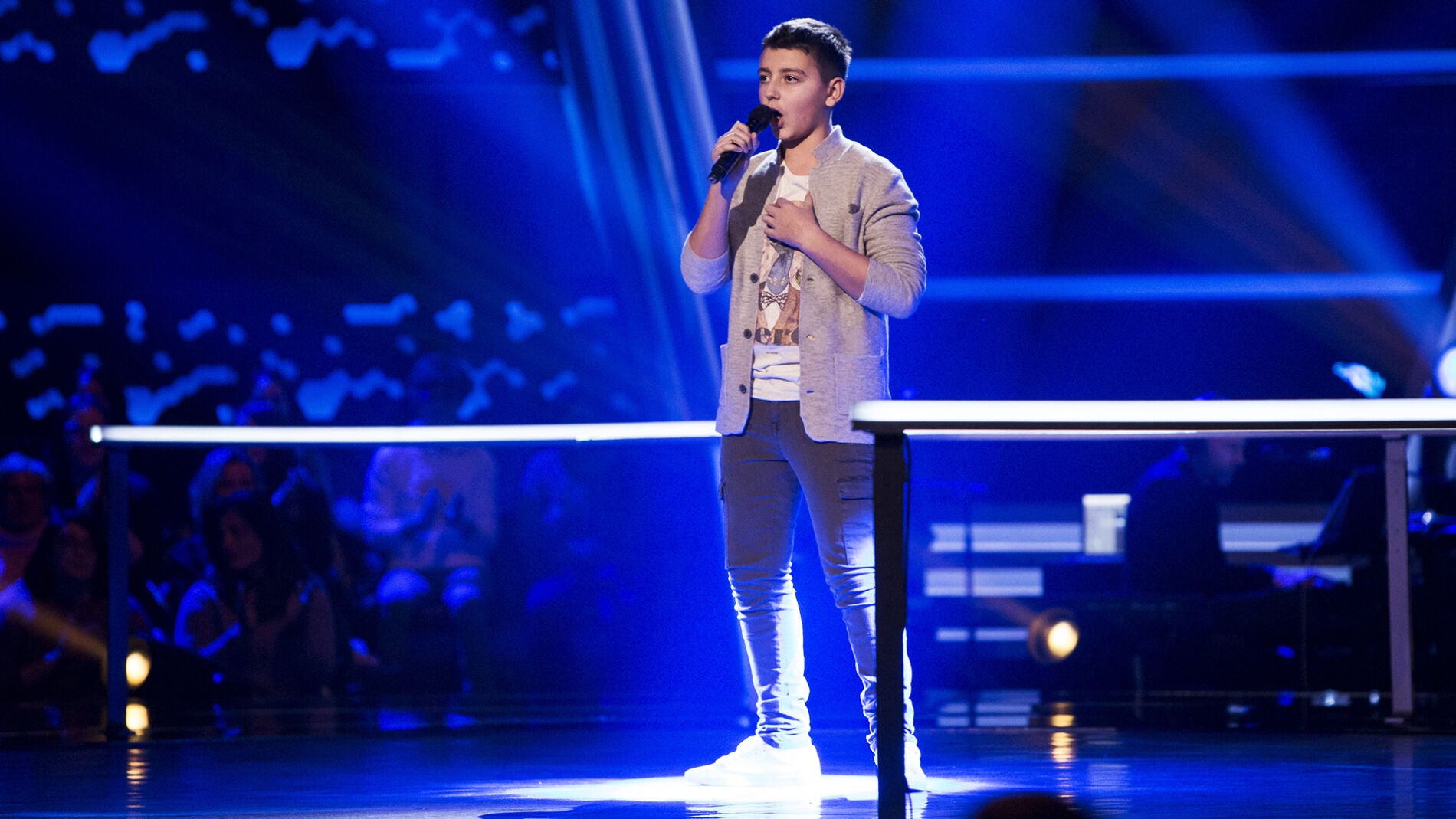 Actuación Maksym Pashnyk ‘Funiculì funiculà’ en los Asaltos de ‘La Voz Kids’