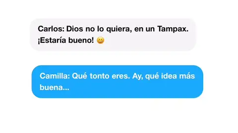 Así habría sido en Whatsapp la conversación en la que el príncipe Carlos de Inglaterra quería ser el támpax de Camilla Así habría sido en Whatsapp la conversación en la que el príncipe Carlos de Inglaterra quería ser el támpax de Camilla