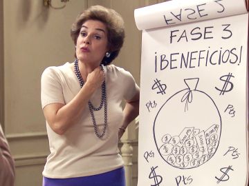 Benigna, dispuesta a timar a sus amigas 'cotorras' para conseguir dinero 