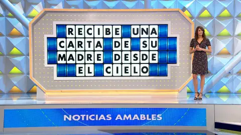 Jorge Fernández se emociona en ‘La ruleta de la suerte’ leyendo la carta que una niña recibió de su madre ‘desde el cielo’ Jorge Fernández se emociona en ‘La ruleta de la suerte’ leyendo la carta que una niña recibió de su madre ‘desde el cielo’