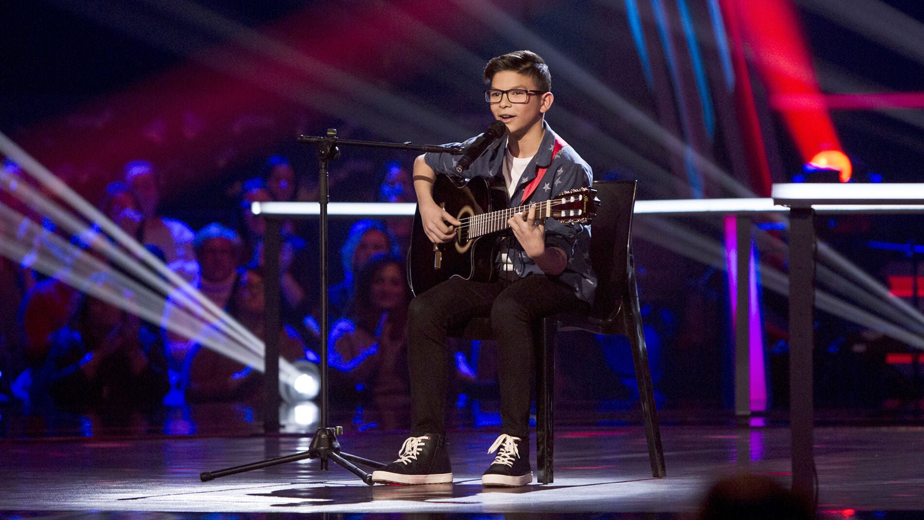 Actuación Salvador Bermúdez ‘Al alba’ en los Asaltos de ‘La Voz Kids’