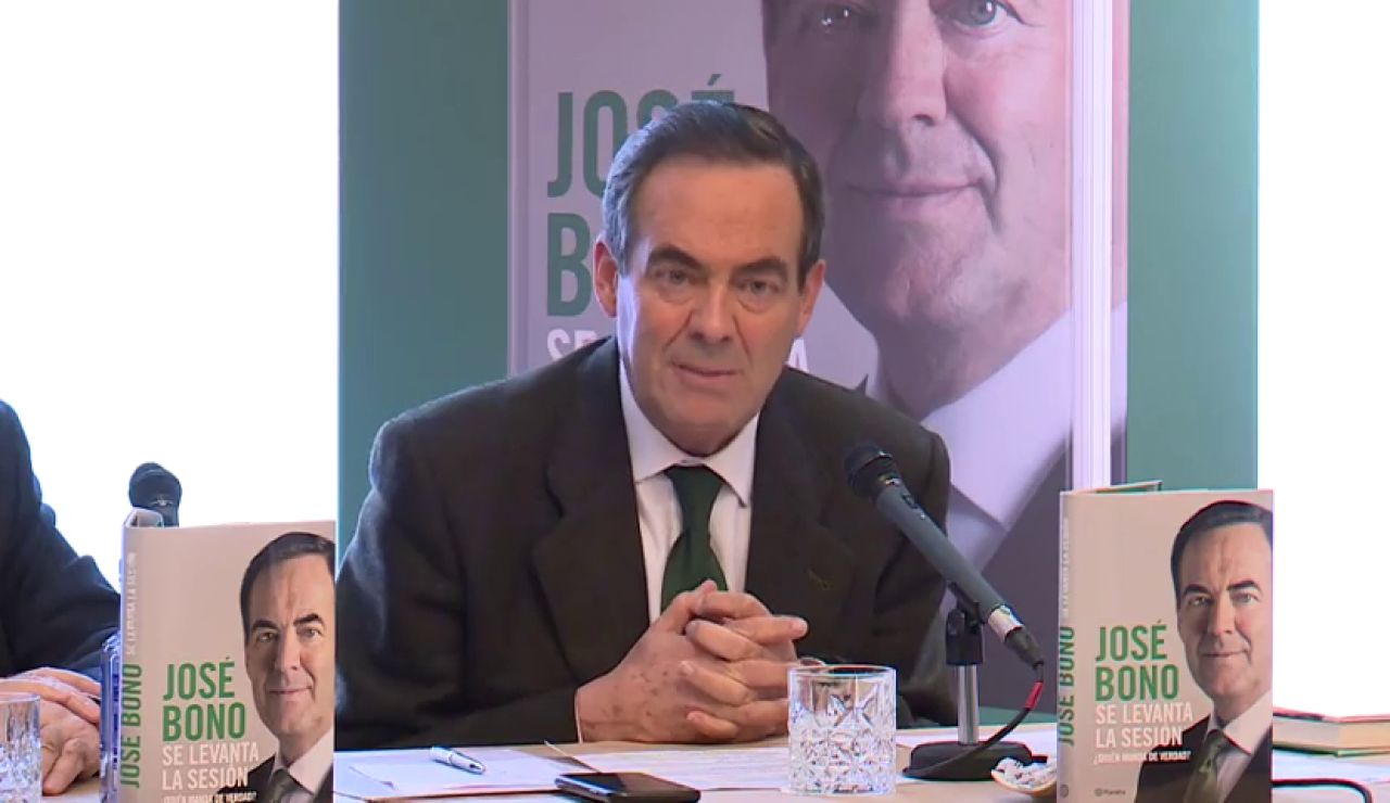 José Bono, en la presentación de su libro José Bono, en la presentación de su libro
