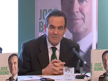 José Bono, en la presentación de su libro José Bono, en la presentación de su libro