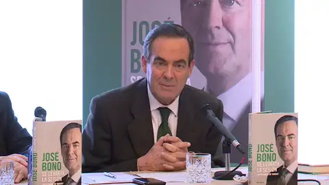 José Bono, en la presentación de su libro José Bono, en la presentación de su libro