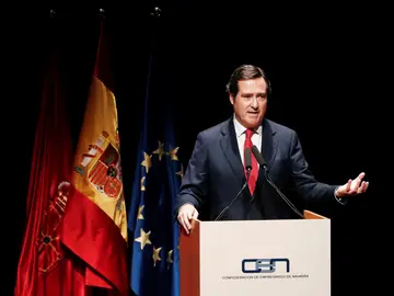 El presidente de la CEOE, Antonio Garamendi El presidente de la CEOE, Antonio Garamendi