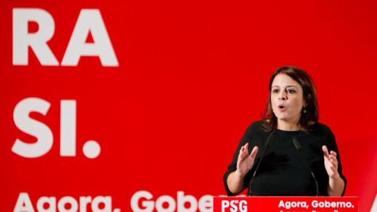 La portavoz del PSOE en el Congreso, Adriana Lastra