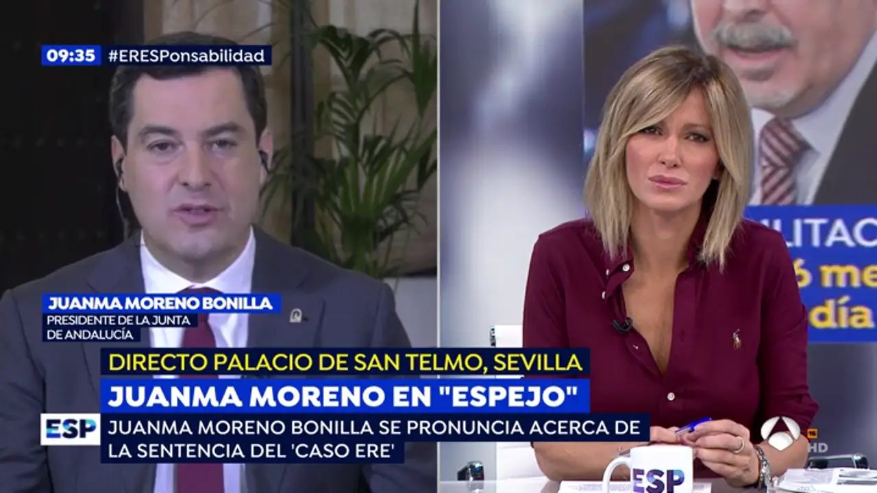Juanma Moreno, sobre los ERE: "Estamos hablando del caso de fraude de corrupción política, más grande de la historia de nuestra democracia"
