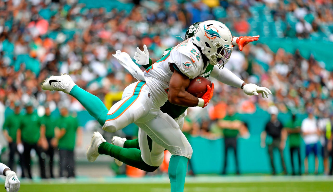 Mark Walton en la NFL Mark Walton en la NFL
